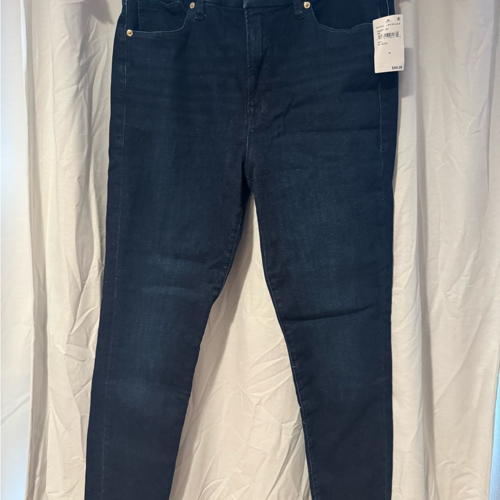 Good American Dark Blue Women Jeans